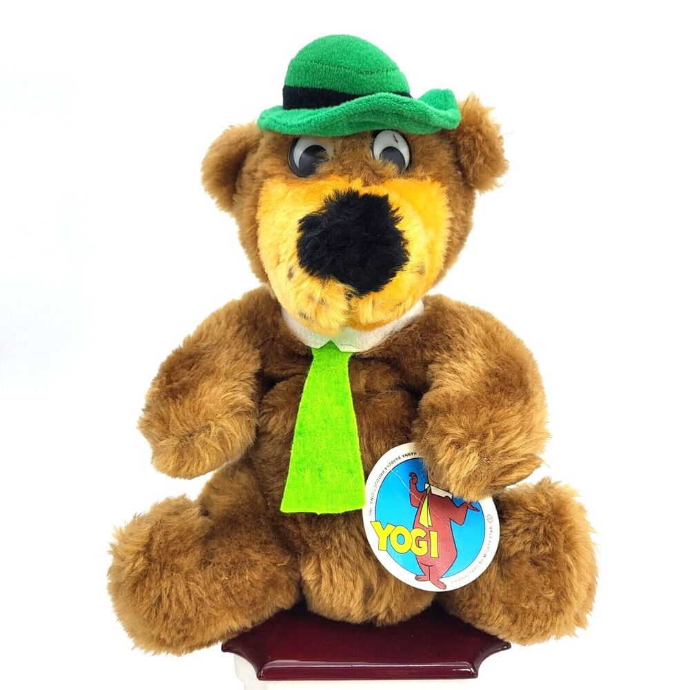 1980 Yogi Bear Hanna Barbera Mighty Star Plush Stuffed Animal Nutshells w/ Tag